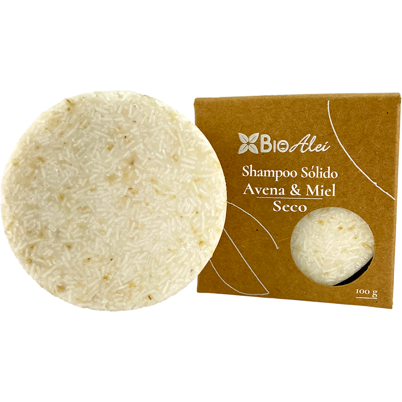 Shampoo Sólido Avena & Miel 100g