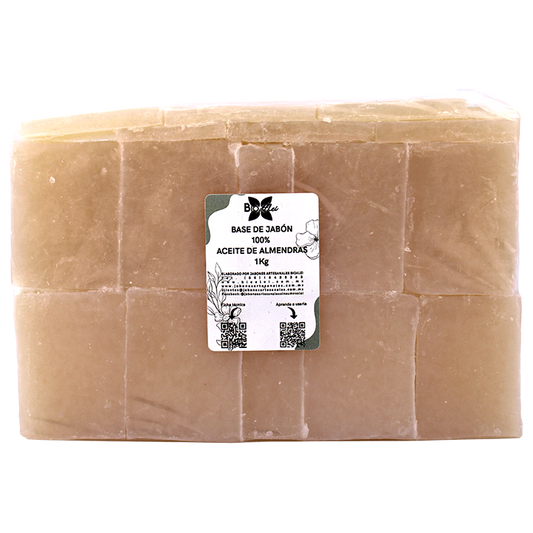 Base de Jabón de Glicerina 100% Aceite de Almendras 1Kg