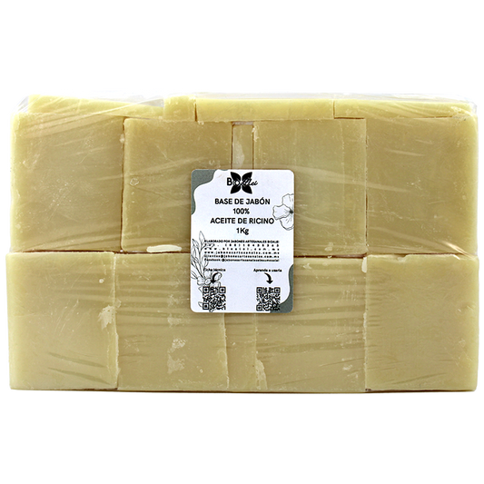 Base de Jabón de Glicerina 100% Aceite de Ricino 1Kg