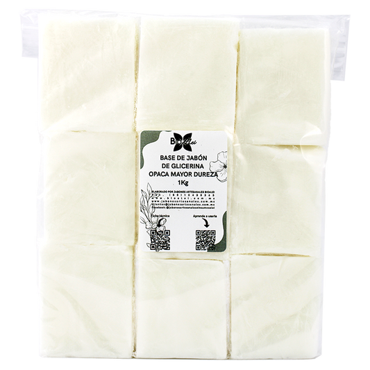 Base de Jabón de Glicerina Opaca Mayor Dureza 1Kg