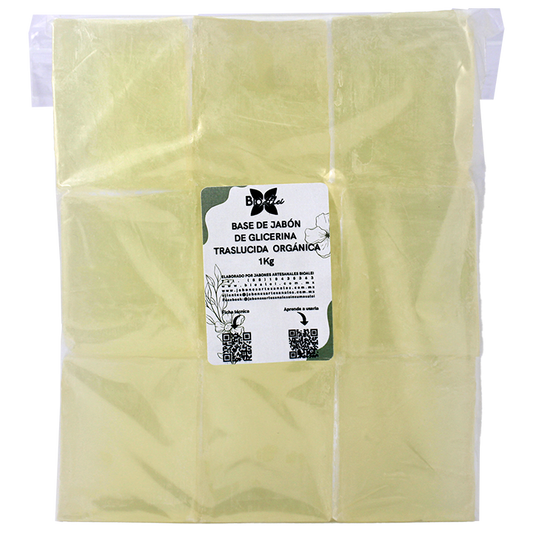Base de Jabón de Glicerina Traslucida Orgánica 1Kg