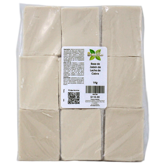 Base de Jabón de Leche de Cabra 1Kg