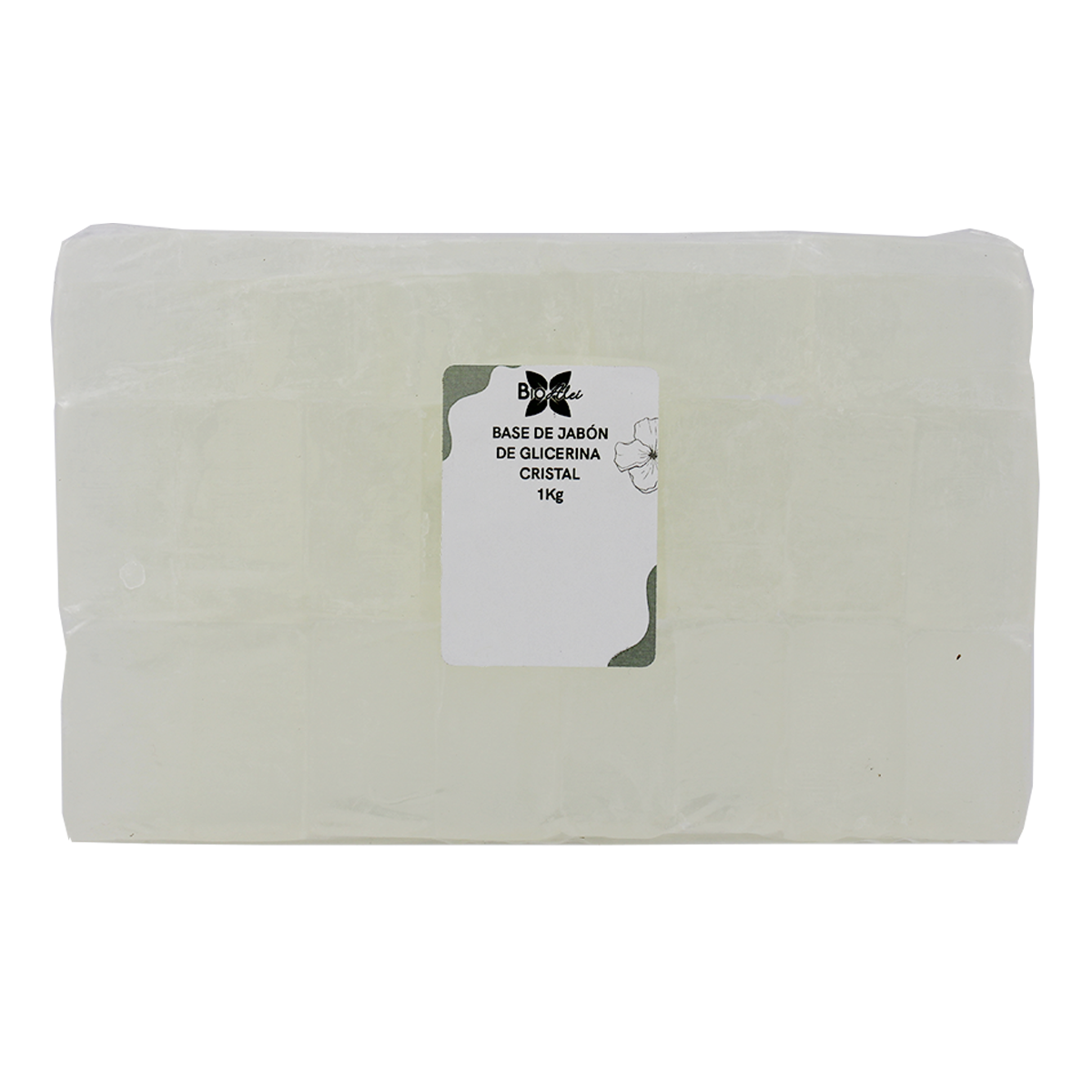 Base De Jabón De Glicerina Cristal Super Transparente 1kg