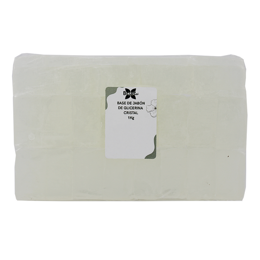 Base De Jabón De Glicerina Cristal Super Transparente 1kg