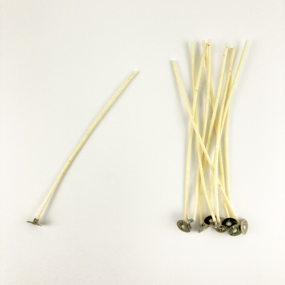 Pabilo con alma de papel #16 15cm para velas de 2cm a 4cm de circunferencia 10 Piezas