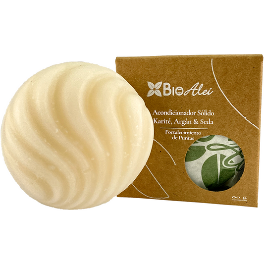 Acondicionador Sólido Karité, Argán & Seda 80g