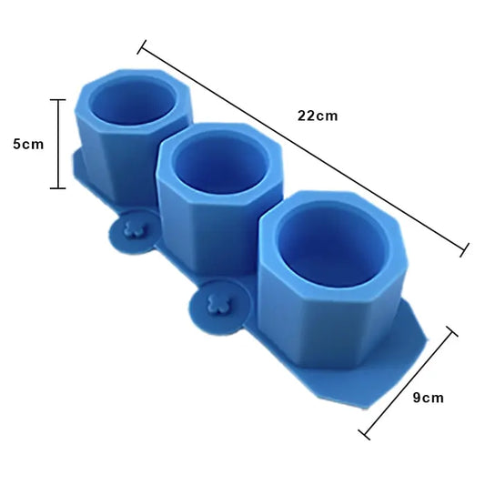 Molde de Silicón Maceta Octagonal