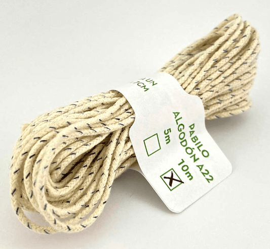 Pabilo Algodón A22 – 10mts (Hasta 7cm Diámetro)