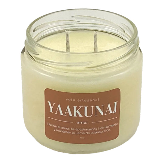 Velas Artesanales Yaakunaj (Amor) 12oz