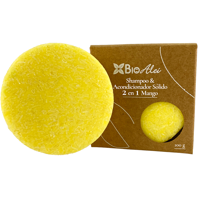 Shampoo & Acondicionador Sólido 2 en 1 Mango 100g