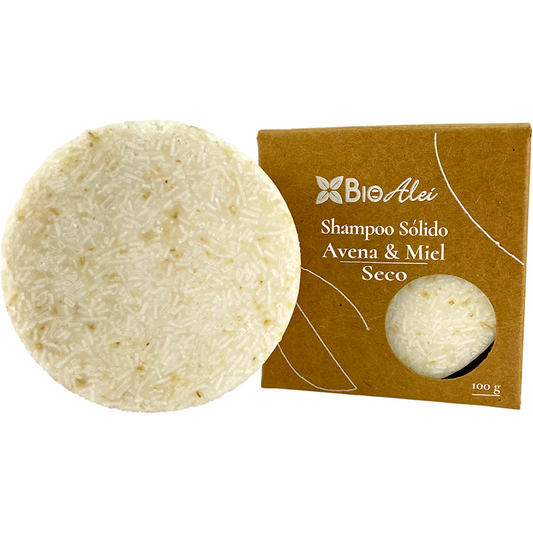 Shampoo Sólido Avena & Miel 100g