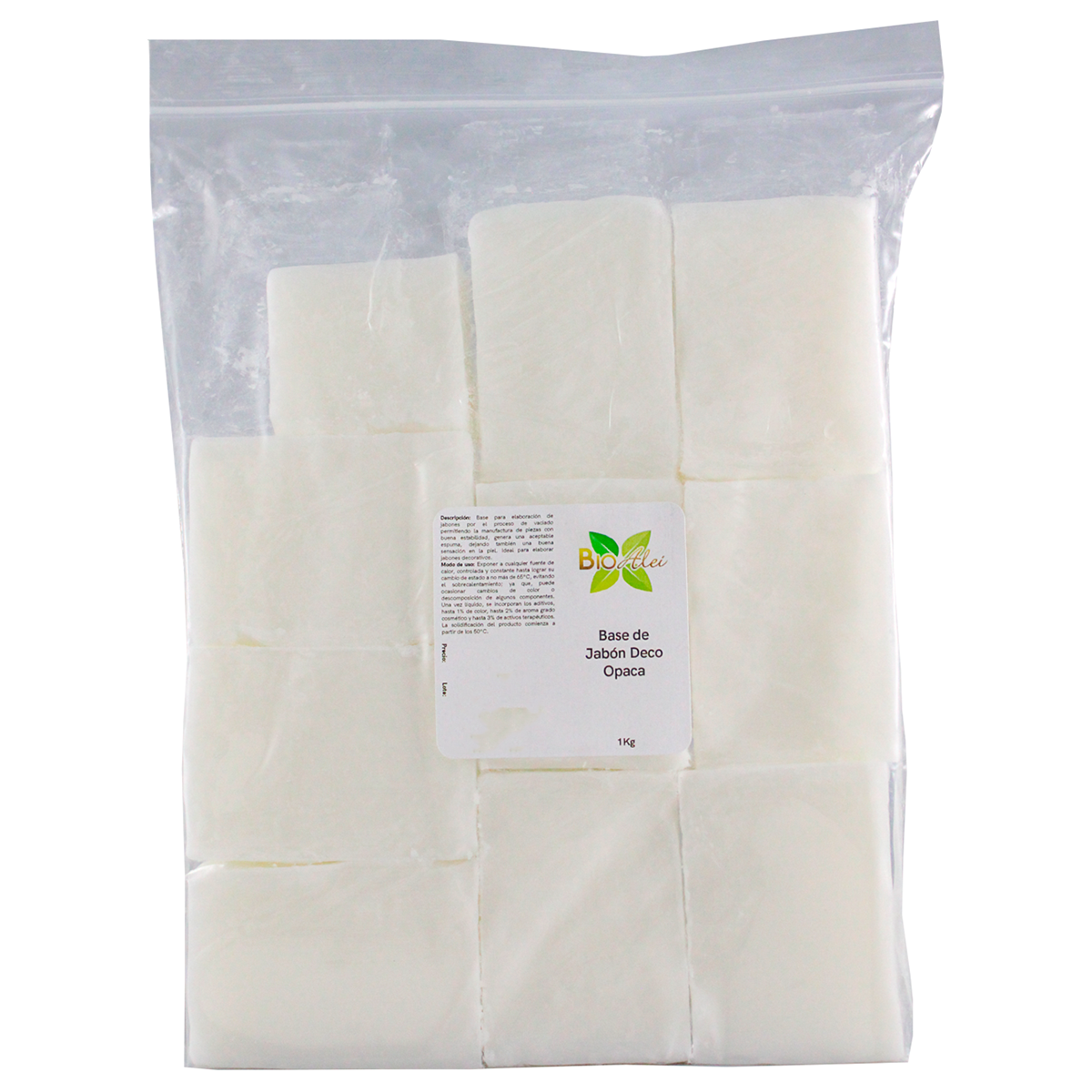 Base de Jabón De Glicerina Deco Opaca 1Kg