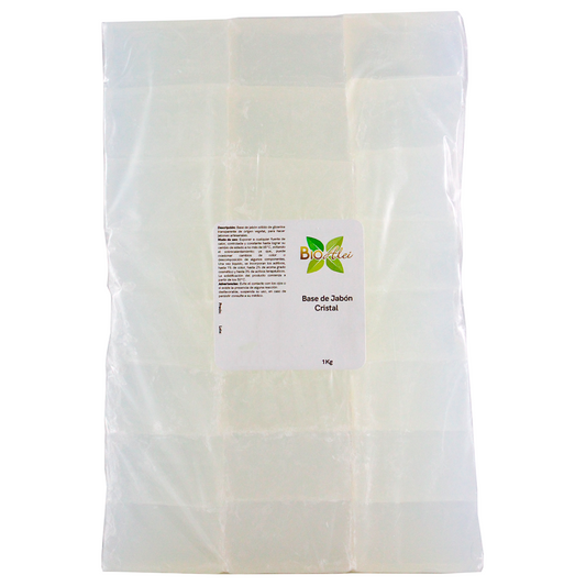 Base De Jabón De Glicerina Cristal Super Transparente 1kg