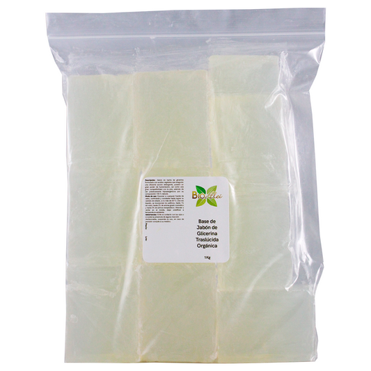 Base de Jabón de Glicerina Traslucida Orgánica 1Kg