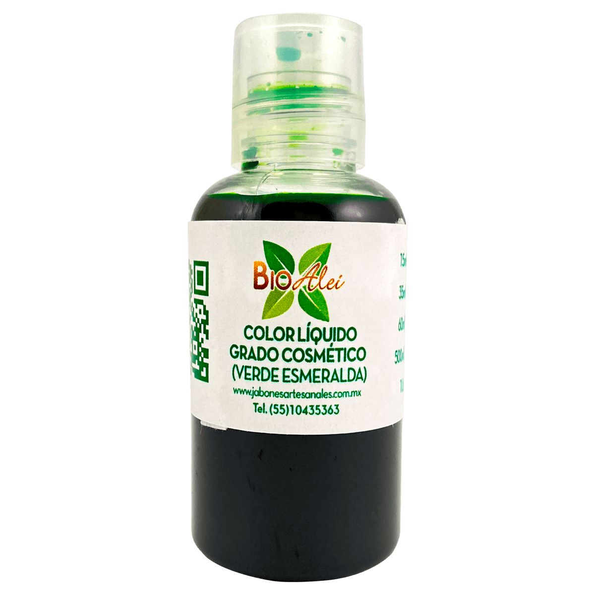 Color Líquido Grado Cosmético Verde Esmeralda