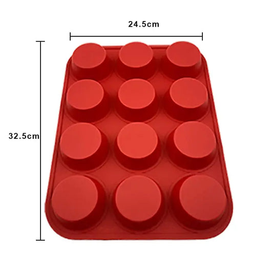Molde de Silicón Cupcake