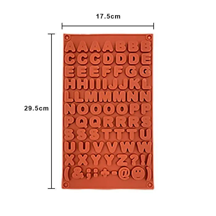 Molde de Silicón Abecedario Emoji 3