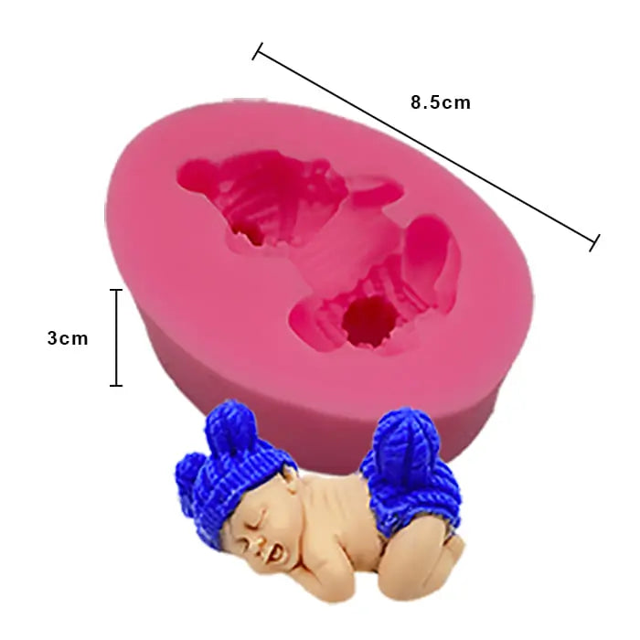 Molde de Silicón Bebé