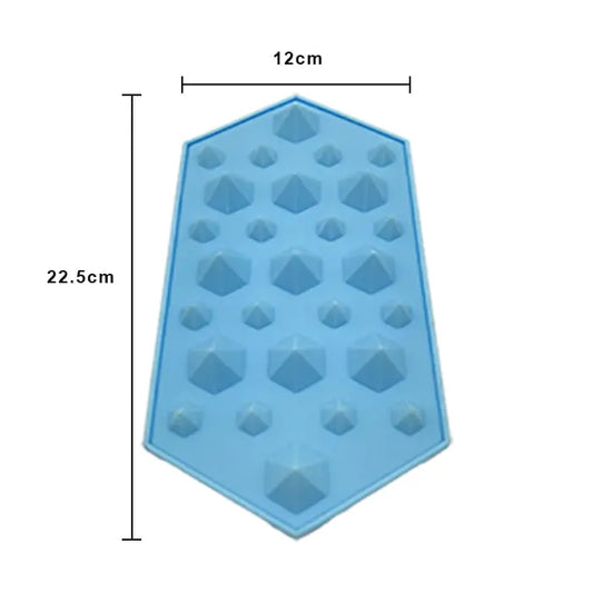 Molde de Silicón Mini Diamantes