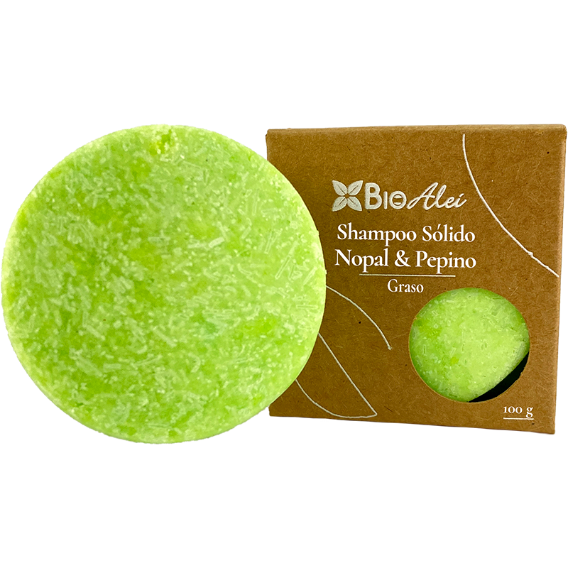 Shampoo Sólido Nopal & Pepino 100g