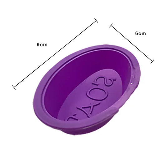 Molde de Silicón Ovalo 1 Soap