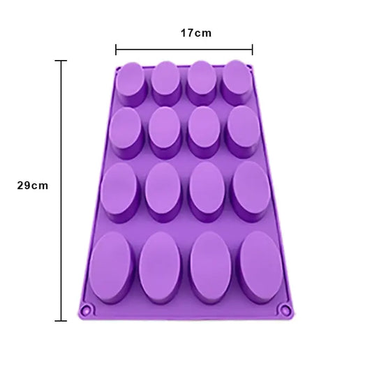 Molde de Silicón Ovalo Chico 16