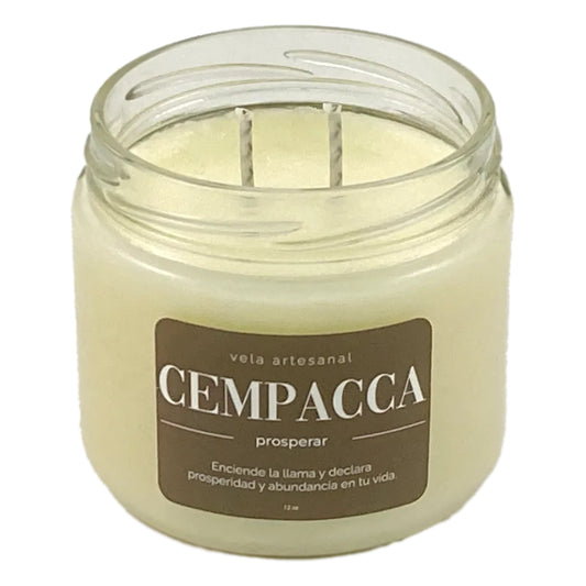 Velas Artesanales Cempacca (Prosperar) 12oz