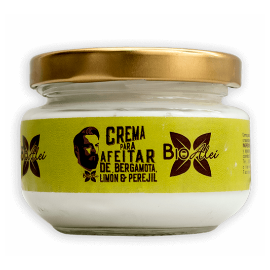 CREMA PARA AFEITAR BERGAMOTA, LIMÓN & PEREJIL 4oz