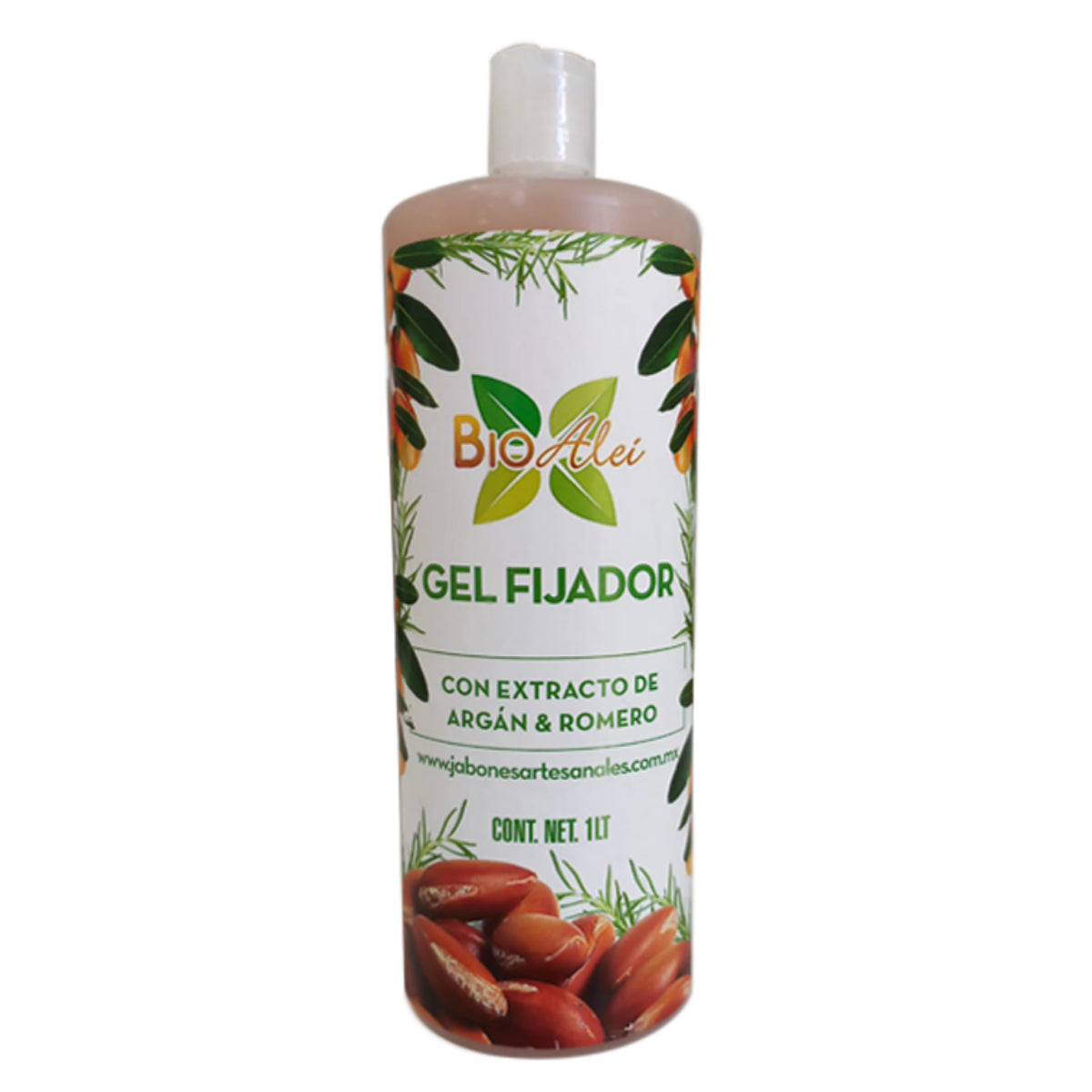 GEL FIJADOR CON EXTRACTO DE ARGÁN Y ROMERO 1L