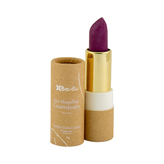 Eco-Maquillaje Guanajuato Color Púrpura 3 en 1 Sombra-Rubor-Labial 8g