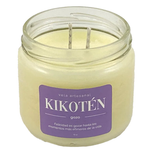 Velas Artesanales Kikotén (Gozo) 12oz