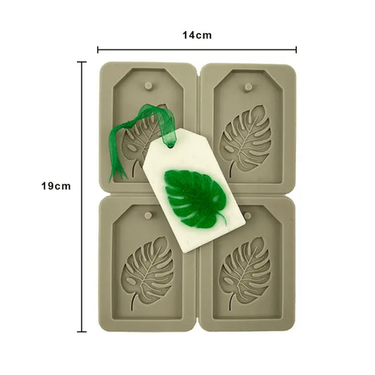 Molde de Silicón Rectangular 4 Hojas