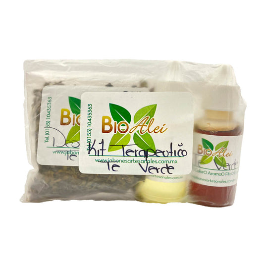 Kit Terapéutico 5 (Extracto, Aroma y Exfoliante de Té Verde)