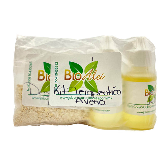 Kit Terapéutico 9 (Extracto, Aroma y Exfoliante de Avena con Aroma de Miel)