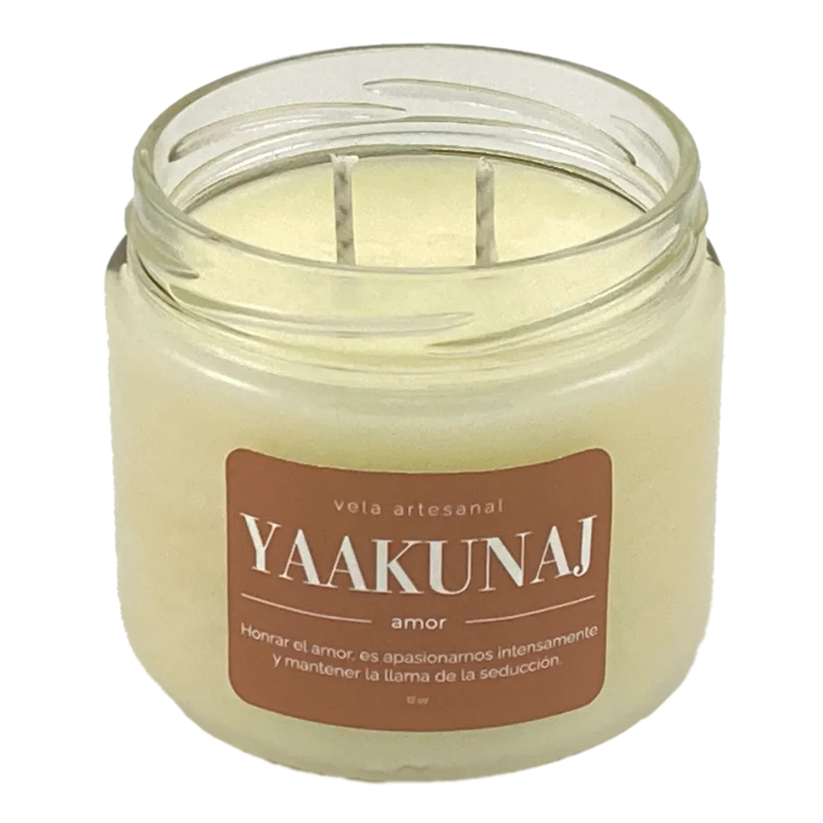 Velas Artesanales Yaakunaj (Amor) 12oz