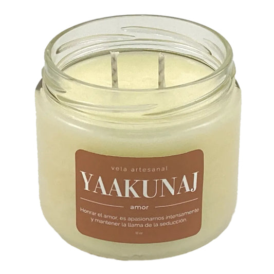 Velas Artesanales Yaakunaj (Amor) 12oz