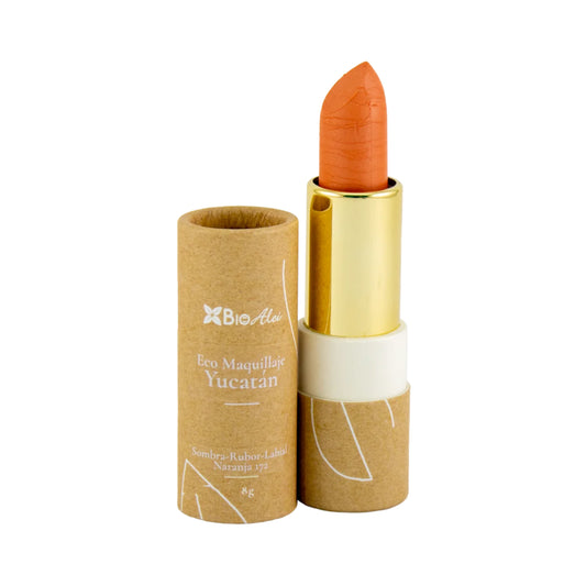 Eco-Maquillaje Yucatán Color Naranja 3 en 1 Sombra-Rubor-Labial 8g